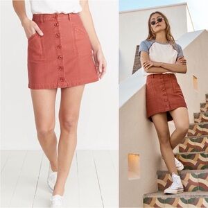 Marine Layer Avery Mini Skirt 70s Inspired Size 4
